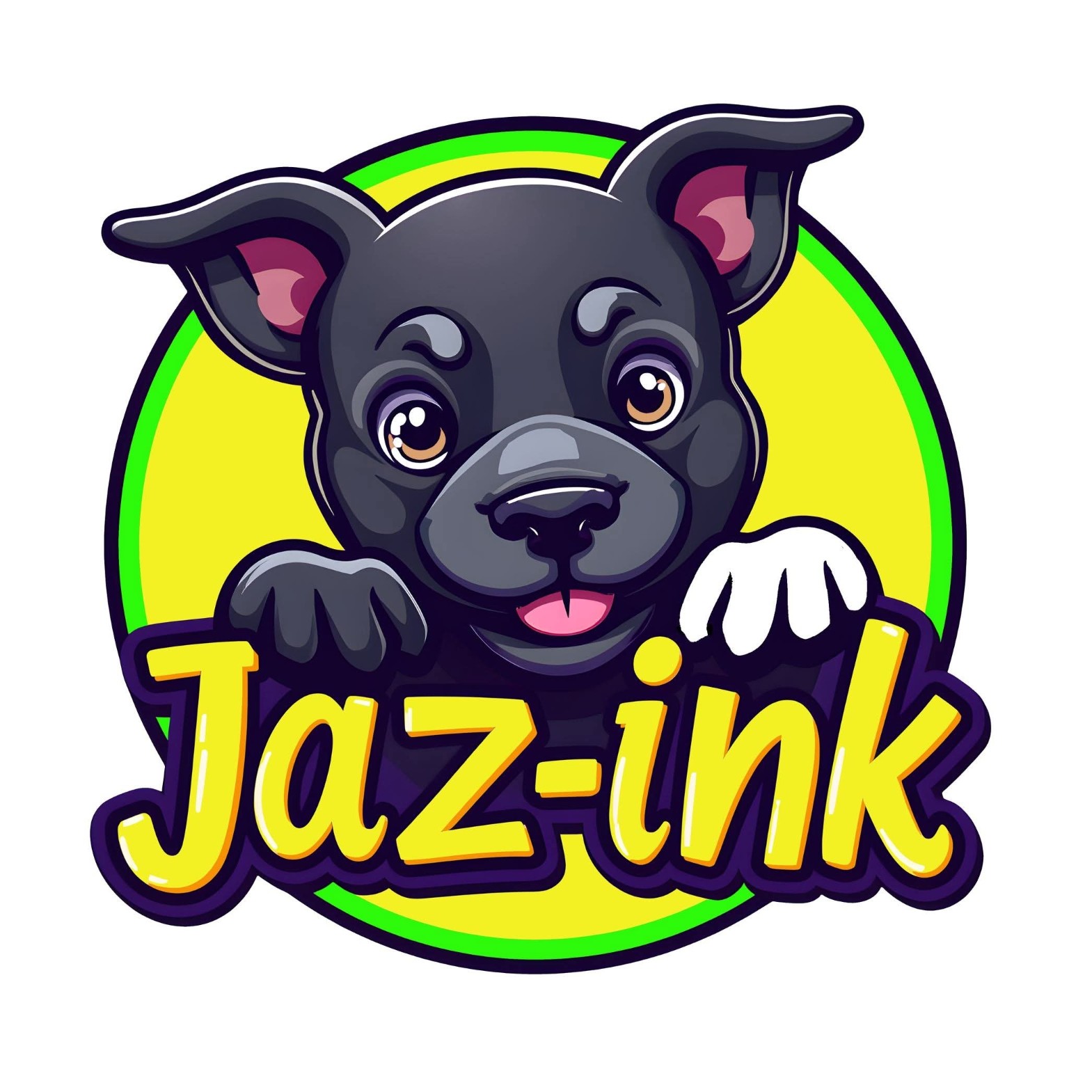 Jaz-Ink dog logo